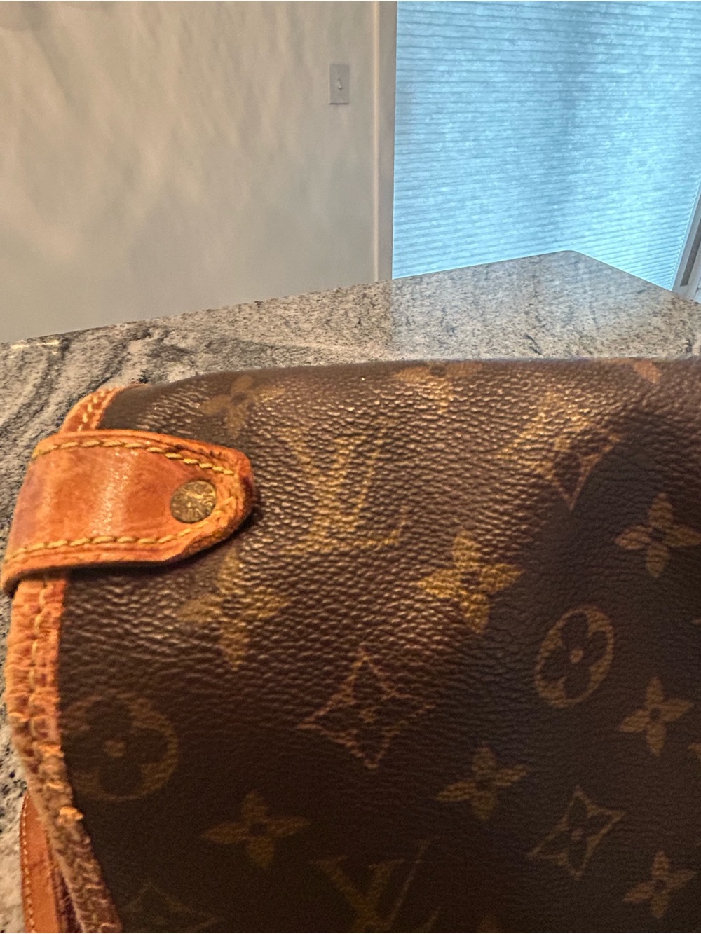Vintage 1999 Louis Vuitton Saumer 30  Dual Compartment Saddlebag with COA - Picture 5 of 12
